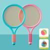 Elastic Tennis Racket For Kids 3-5 Years Old Parent Child Interactive Indoor Outdoor Sports Toy Badminton Entertainment Racket