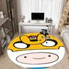 1pc Adventure Time Jake the Dog Office Round Area Rug, Under Office Chairs Bedroom Living Room Home Decor A1022321