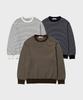 INTEMPOMOOD Note Stripe Round Knit: 3 Colors