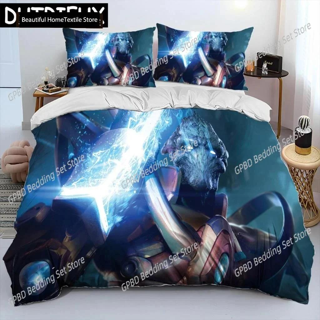 StarCraft Game Gamer PC Bedding Set Boys Girls Twin Queen Size Duvet Cover Pillowcase Bed Boys Adult Fashion Home Textileextile