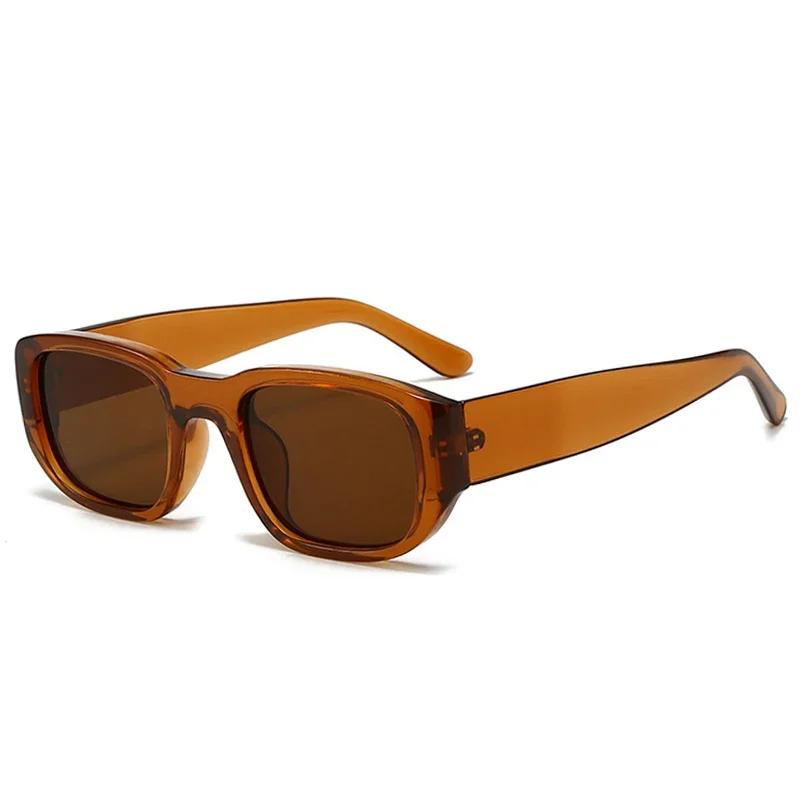  Fashion Candy Color Square Women Sunglasses Olive Green Shades Vintage Men Sun Glasses UV400