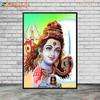 Shiva Hinduism Goddess of India Wall Art Canvas Painting God of Destruction Wall Pictures For Living Room Nordic Poster Unframed
