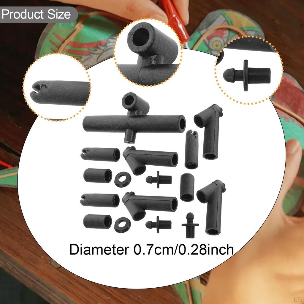 1 Set Kite Frame Connector, Angled and Straight Tee Connector Set, Joints Supplies