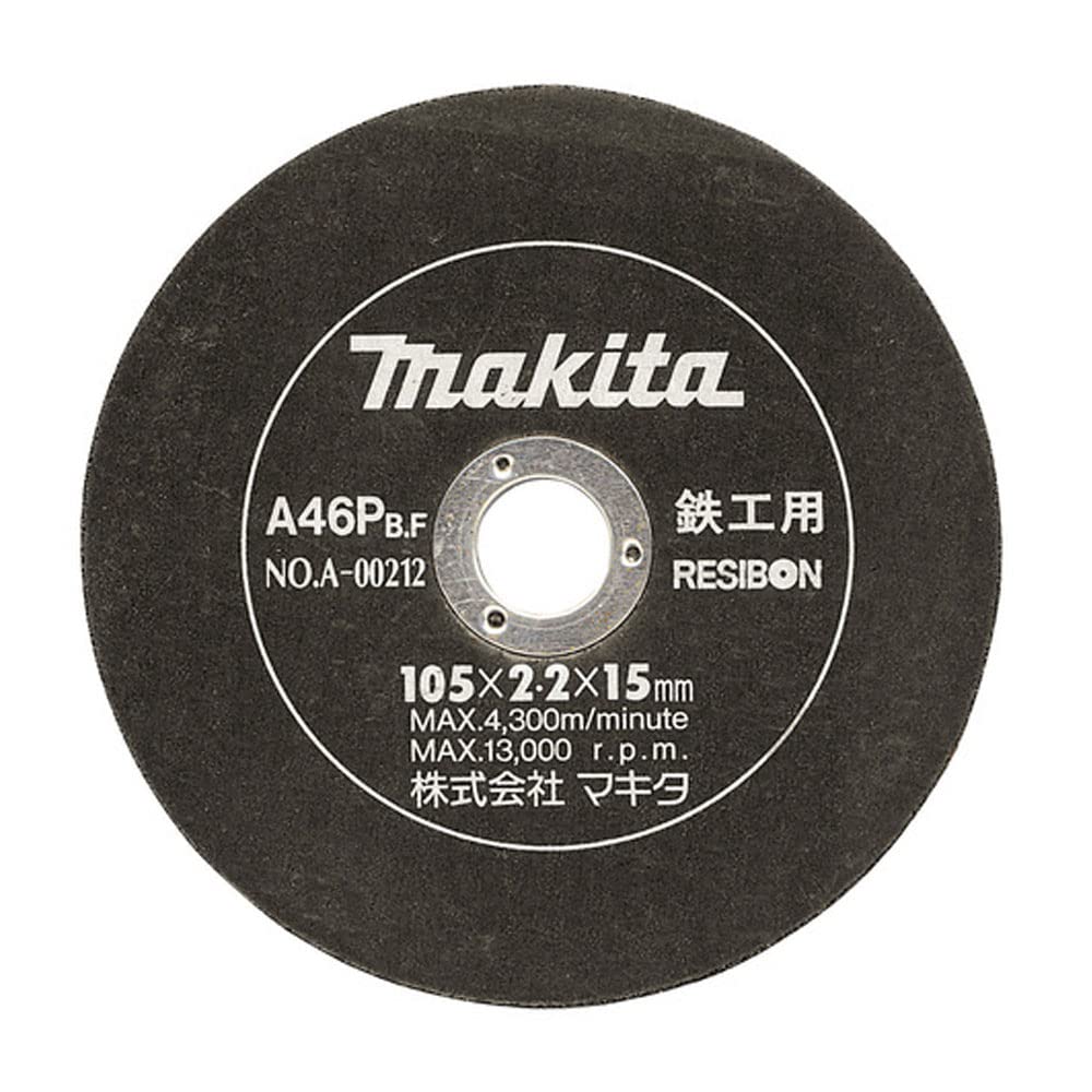 

Makita A-00212 Metal Cutting Discs 105mm x 1.0mm A46P, Cut Off Wheels for Angle Grinder, 10 Pack