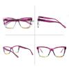 Fashion Reading Glasses Women Butterfly Frame Ultra Clear Lens Spring Hinge Trendy Presbyopia Glasses