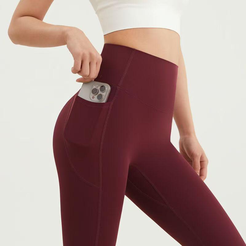 

Butt-Lifting High Waist Yoga Pants with Tummy Control and Pockets Medium