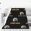 Can Am BRP Moto Racing Canam Blankets Flannel Awesome Soft Throw Blankets for Bedding Lounge Textile Decor#