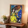 Full Round Diamond Painting Beauty and The Beast  Art Rhinestone Picture Mosaic DIY 5D Cross Stitch Embroidery Home Decoration
