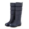 Warm Fur Plush Down Women Snow Boots Winter 2025 Women Shoes Waterproof Comfortable Women Knee High Boots Black White Plus Size