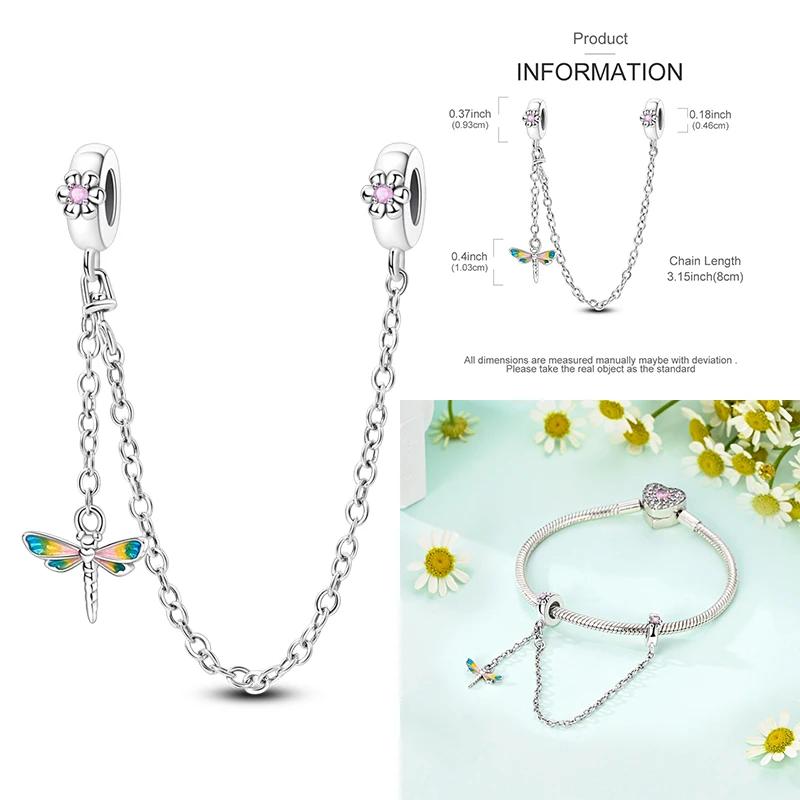 Charms Plata De Ley Sunflower Travel Balloon Devil Eyes Dragonfly Butterfly Charm Fit Original Fits Women Jewelry Charms