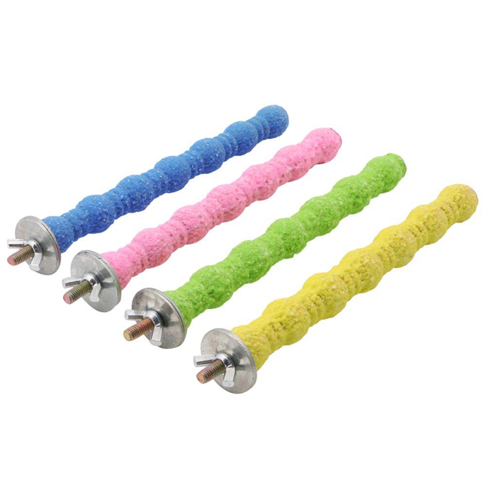 for Bird Cage Perches Platform Grinding Chew Toy Poles Bird Stand Rack