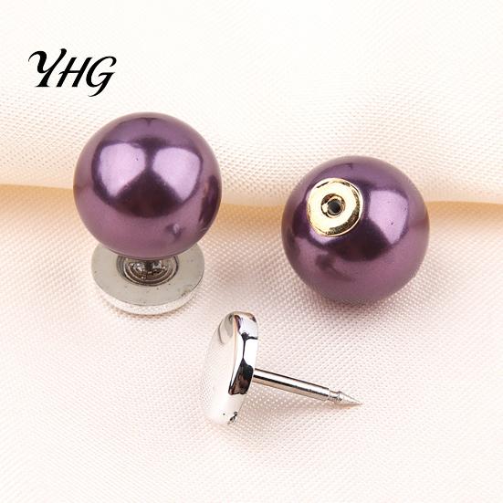 Quick Fix Buttons for Sewing 5Pcs Fake Pearl Clothing, Removable Decorative Brooch Pins, No Clothes Fixing Clips Necklines Sew Safety Pins Shirt