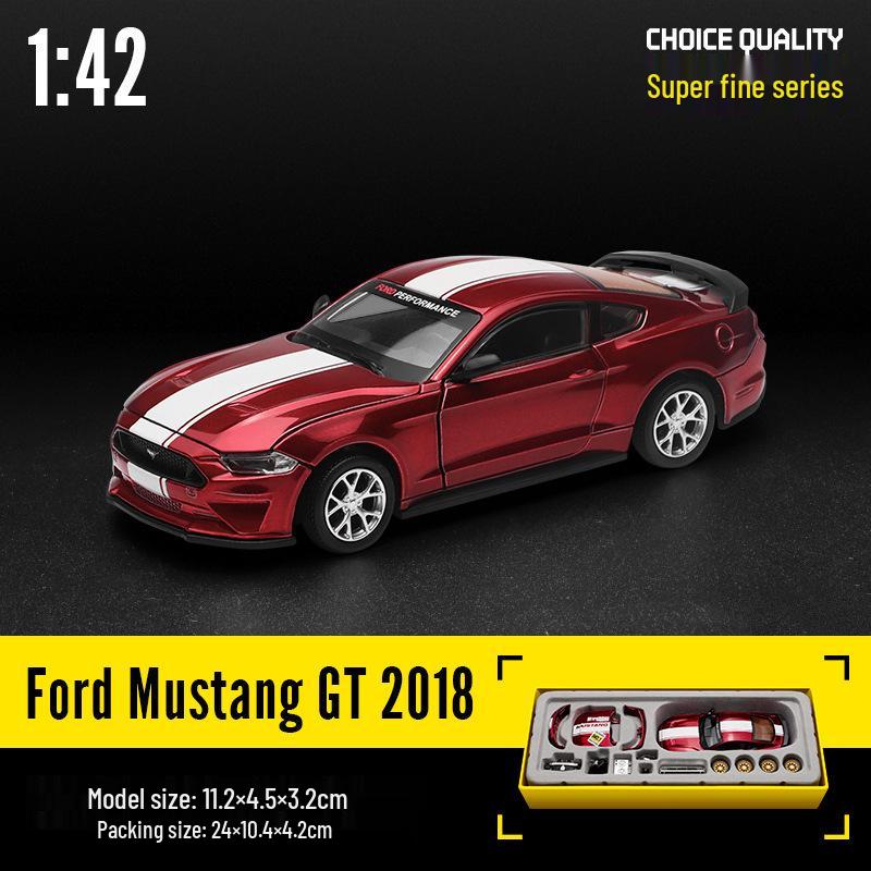 Caipo 1:42 Ford Mustang GT Modifiable Alloy Racing Car Model Ornament