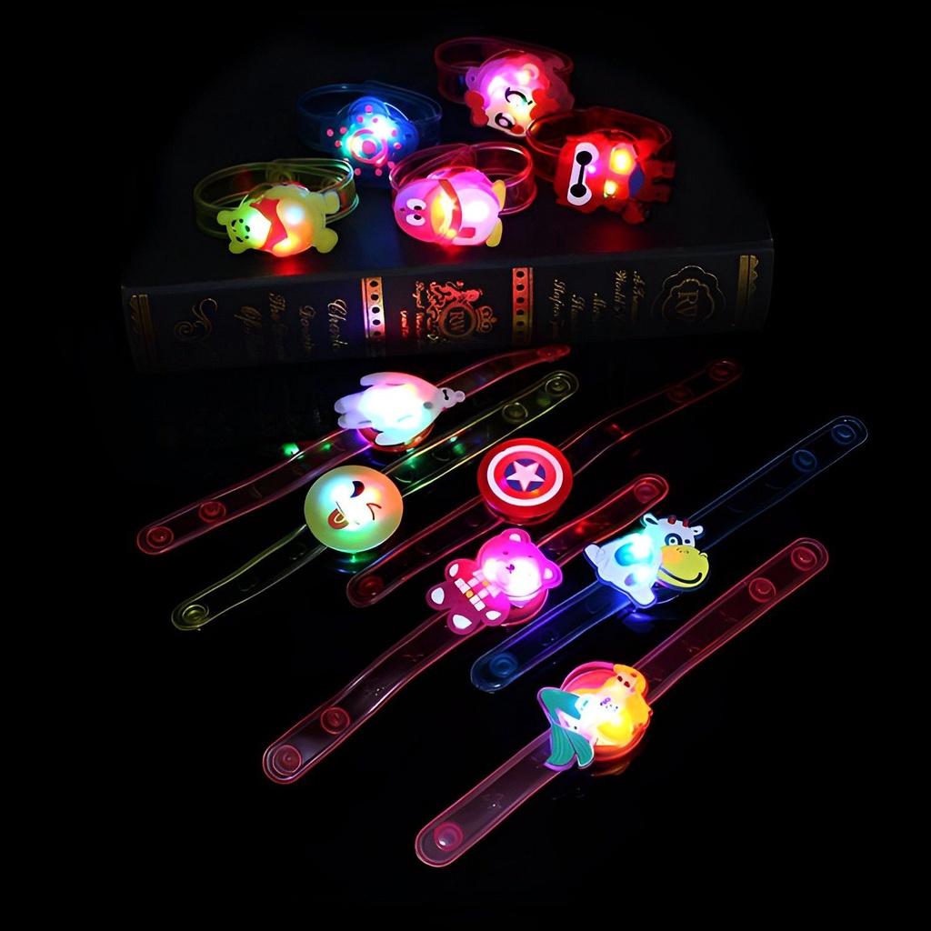Bright Christmas Glow Bracelets Toys Stocking Stuffers Gift Birthdays Party Supplies