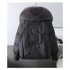 Fashion Winter Down Jacket Women Korean Big Fur Collar Thick Short Parkas Warm Snow Outerwear