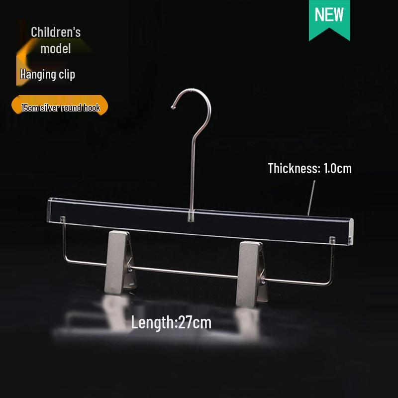 Acrylic Non-slip Hangers for Children's, Men's, and Women's Clothing