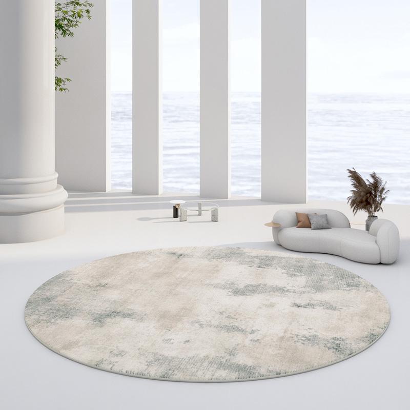 European Style Round Plush Rugs for Bedroom Decor Carpets for Living Room Soft Area Rug Home Thicken Carpet Fluffy Floor Mats
