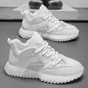 Men's Shoes Autumn 2025 New Trend Versatile Height Increase Casual Sports Shoes Breathable Thick-soled White Trendy Men's Dad Shoes
