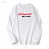 Mercury MerCruiser Outboard Motor Logo White T Shirt Boating Long or Short Sleeves Vintage Washed Soft Top For Everyday Wear