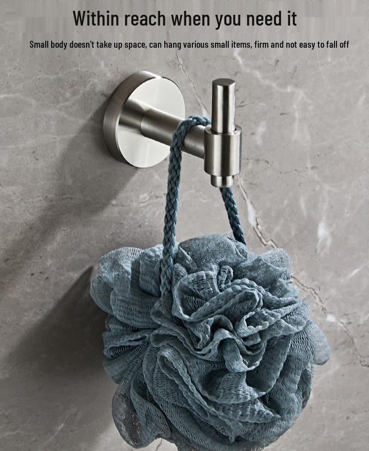 Customized 304 Stainless Steel Bathroom Hardware Set: Wall-Mounted Towel Bar and Tissue Holder