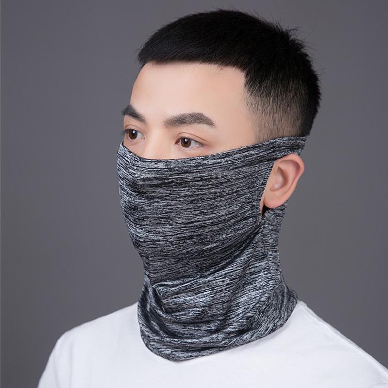 Sommer Eis Seide Nackenwärmer Stirnband für Radfahren und Outdoor-Sport