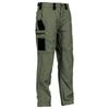 Men's Plaid Fabric Cargo Pants, Outdoor Multi-Pocket Work Trousers