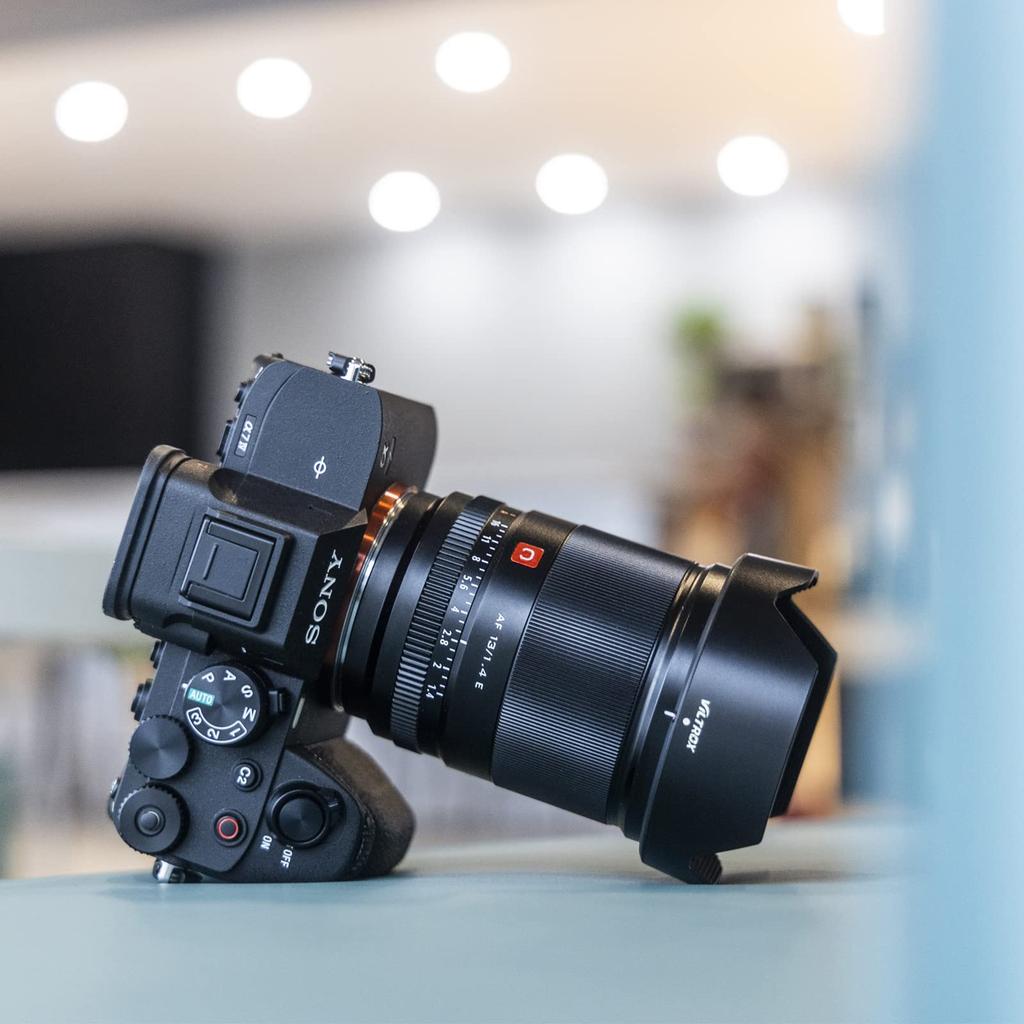 VILTROX AF 13mm Sony Ultra Prime Large Compatible with Sony and Other Mirrorless Cameras F1.4 E-Mount Lens, Wide-Angle Lens, APS-C Compatible, F1.4