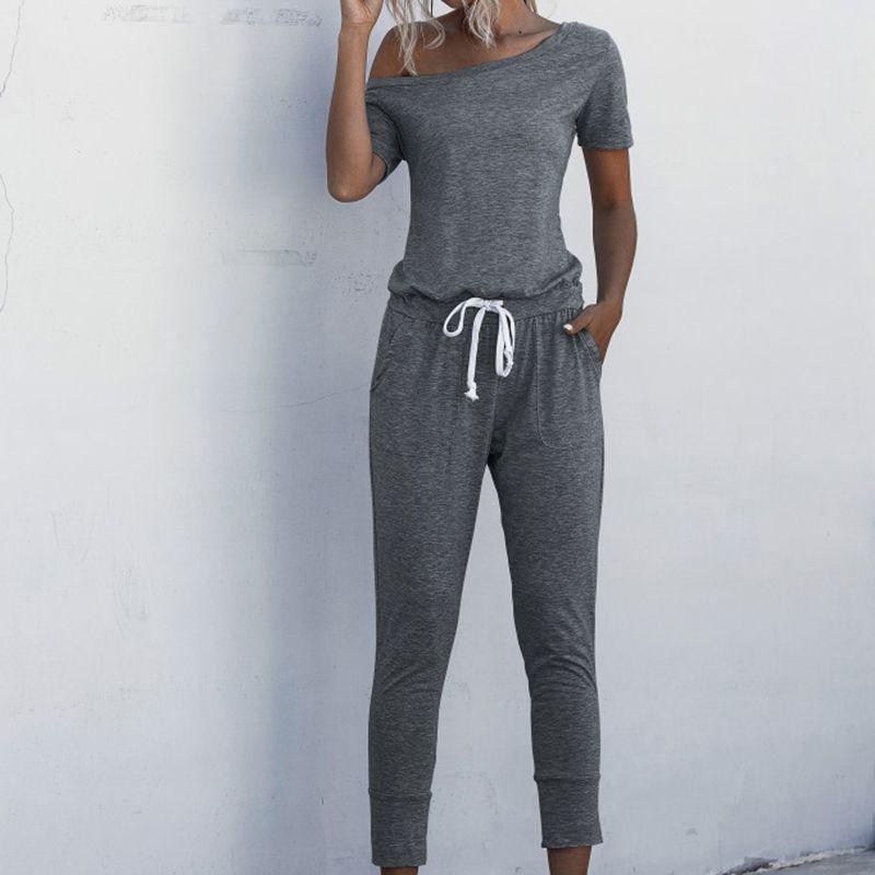 

Стильный женский спортивный костюм для комфортного бега и занятий в зале Dark Gray,L