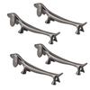 4 PCS Chopstick Rest Zinc Alloy Plating Reusable  Dinner Spoon Stand for Holding Spoon Fork
