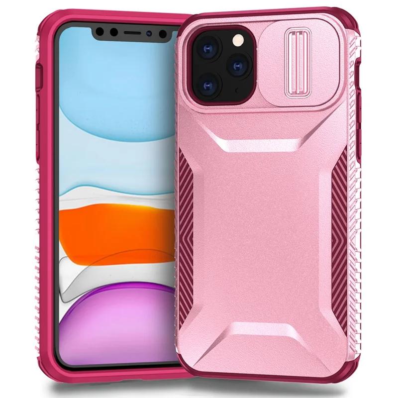 

Case For iPhone 11 Pro Max 12 13 mini 14 15 16 Plus X XR XS Max Military Grade Antiskid Camera Lens Slide Cover iPhone13 Cases For iPhone 12 mini