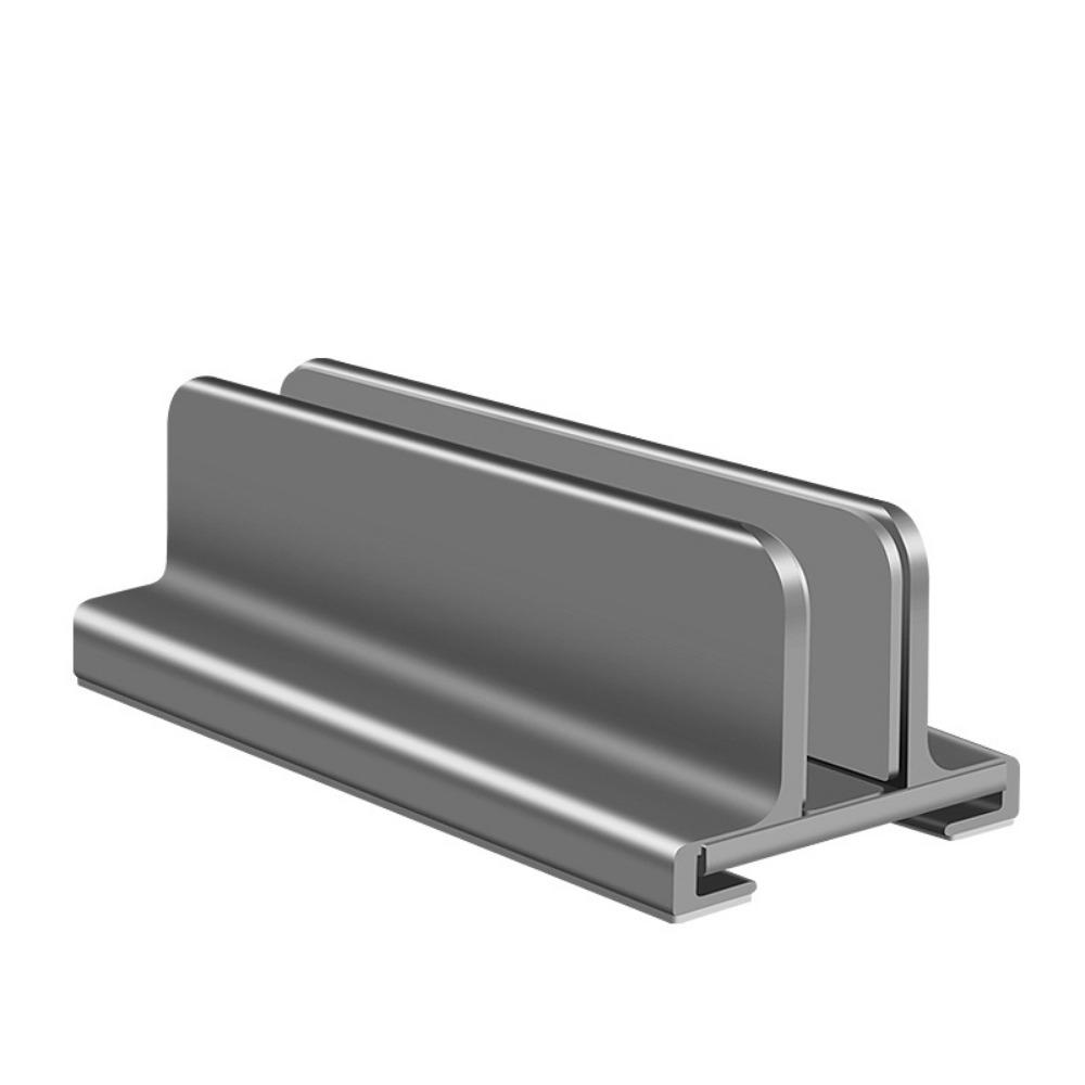 1/2/3 Slots Aluminum Laptops Holder Space-Saving Desktop Notebook Dock Vertical Laptop Stand  Phone