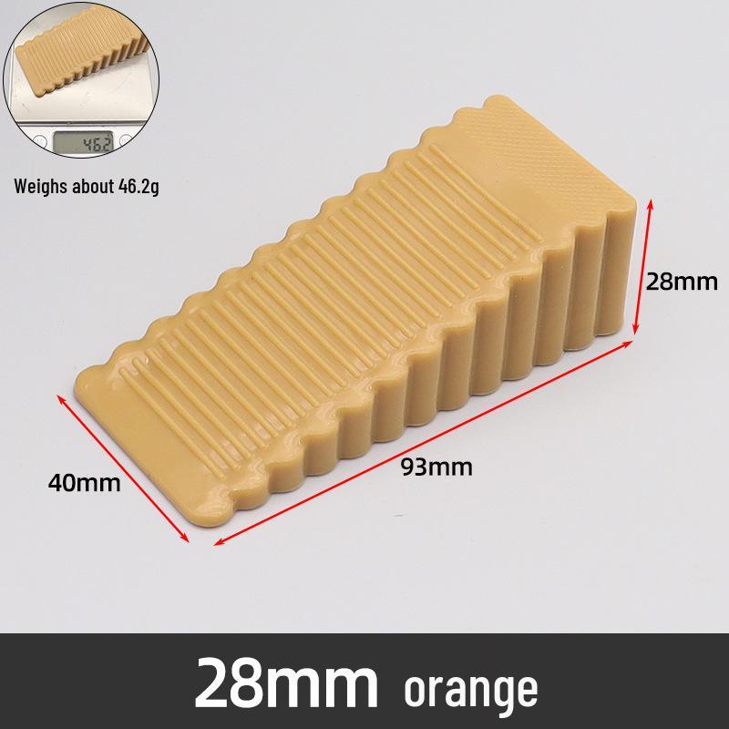 Windproof Non-Slip Door Stopper: Anti-Collision and Anti-Pinch Rubber Wedge