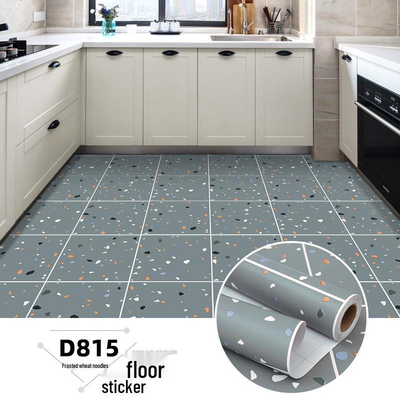 Thickened Waterproof Self-Adhesive Floor Tiles for Bathroom Renovation