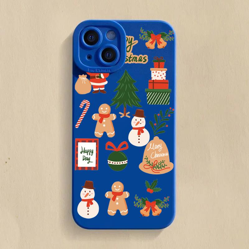 Case For Xiaomi Mi 14 13 12T 13T 11T Pro 11 Lite 5G NE Poco F6 F5 X5 M6 Pro Luxury Cartoon Christmas Shockproof Soft Phone Cover
