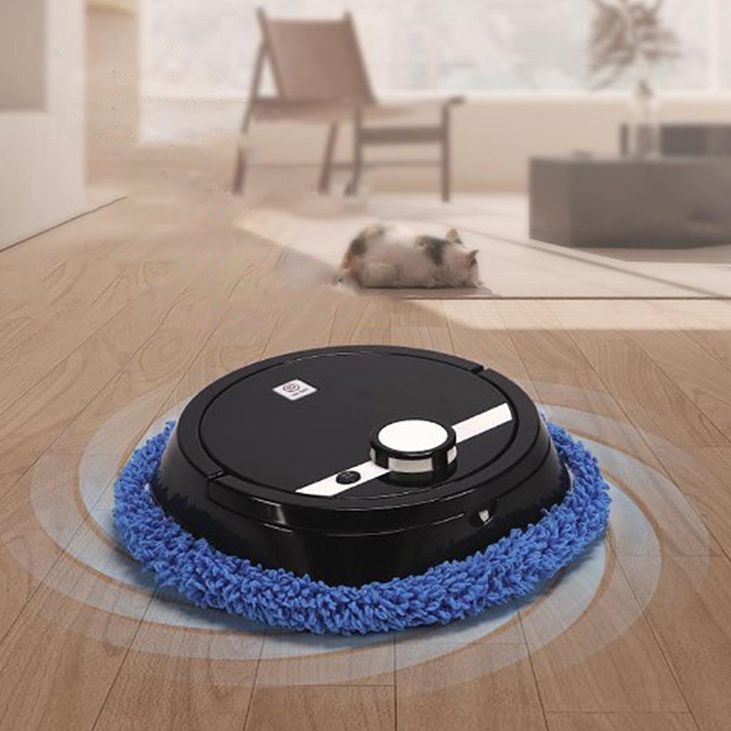 Saugroboter Starke Saugkraft Nass- und Trockengebrauch Wiederaufladbarer Roboter-Mopp für Wohnzimmer Schlafzimmer