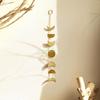 24TE Moon Phase Wall Hanging Ornaments Moon Garlands Metal Chain Art Bohemian Bedroom Office Nursery Home Decorations