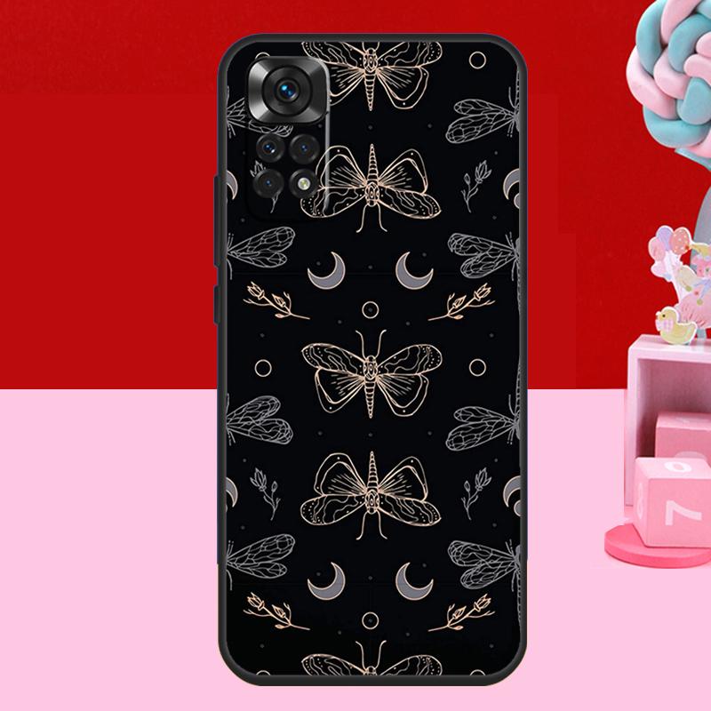 Skull Gothic Creepy Pastel Goth Case For Xiaomi Redmi Note 14 Pro 13 12 11 9 10 Pro 11S 12S Redmi 10C 12C 13C 14C Soft Cover