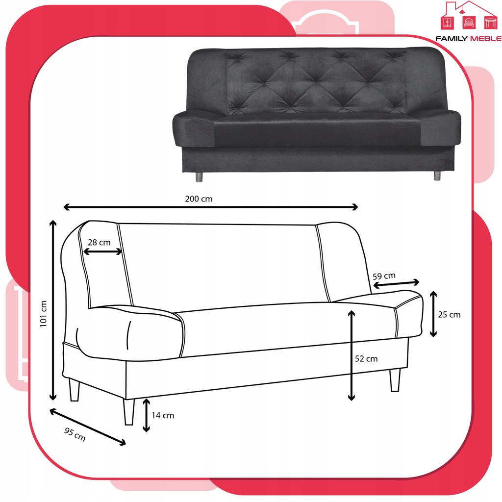 Sara Karo Sofa Bed Sofa Bed Bonell Bed Family Furniture