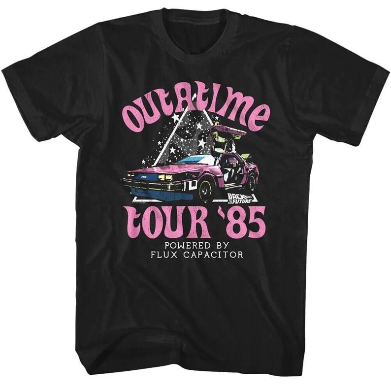Back to The Future T-Shirt Outatime Tour 85 Men s Retro Tees S