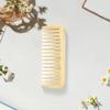 Natural Bamboo Wide Tooth Hair Comb for Women Men Anti-Static Afro Fork Comb Detangler Brush for Curly Straight Wet Dry Hair Prevents Breakage