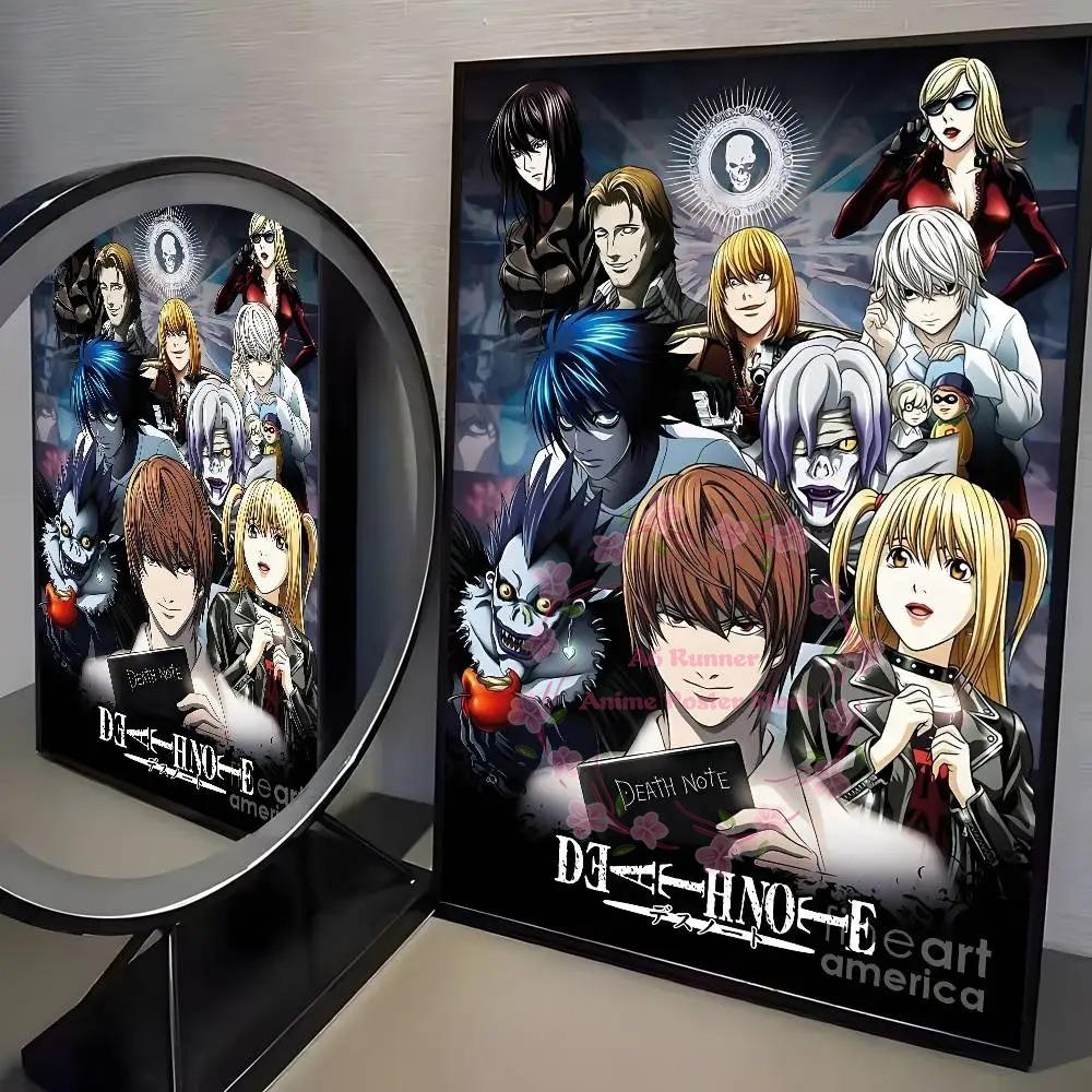 Death Anime Note Dn L Classic Vintage Poster Art Hd Canvas Advanced Aesthetic Printing Paper Wall Art For Living Room Home Decor