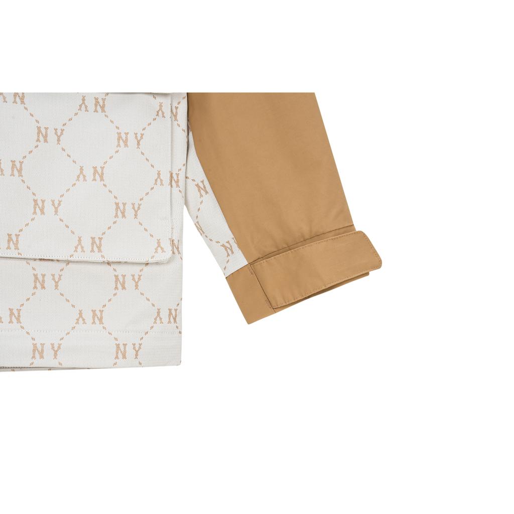 New MLB New York Yankees Jackets Man Cream 3AWJM0241-50CRS