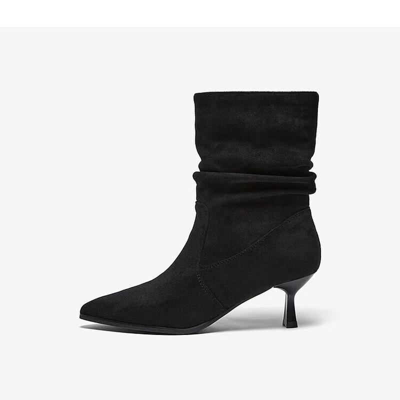 BASTO Women s French Style Stiletto Ankle Boots K5056DZ5 35