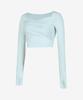 GRANDE LINE Bolero Cross Shirred Long Sleeve_5 Colors