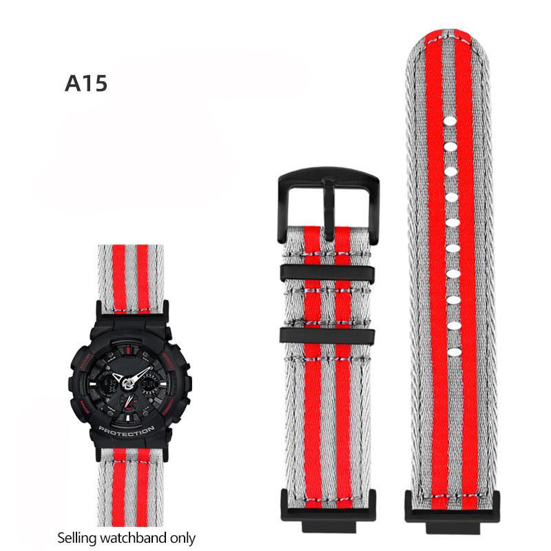 Nylonowy Pasek do Zegarka Canvas Dla GSHOCK Casio DW5600 DW-5600 GA110 GA100 GA120 GM2100 GA2100 GA2110 Zmodyfikowany Pasek Sportowy Pasek