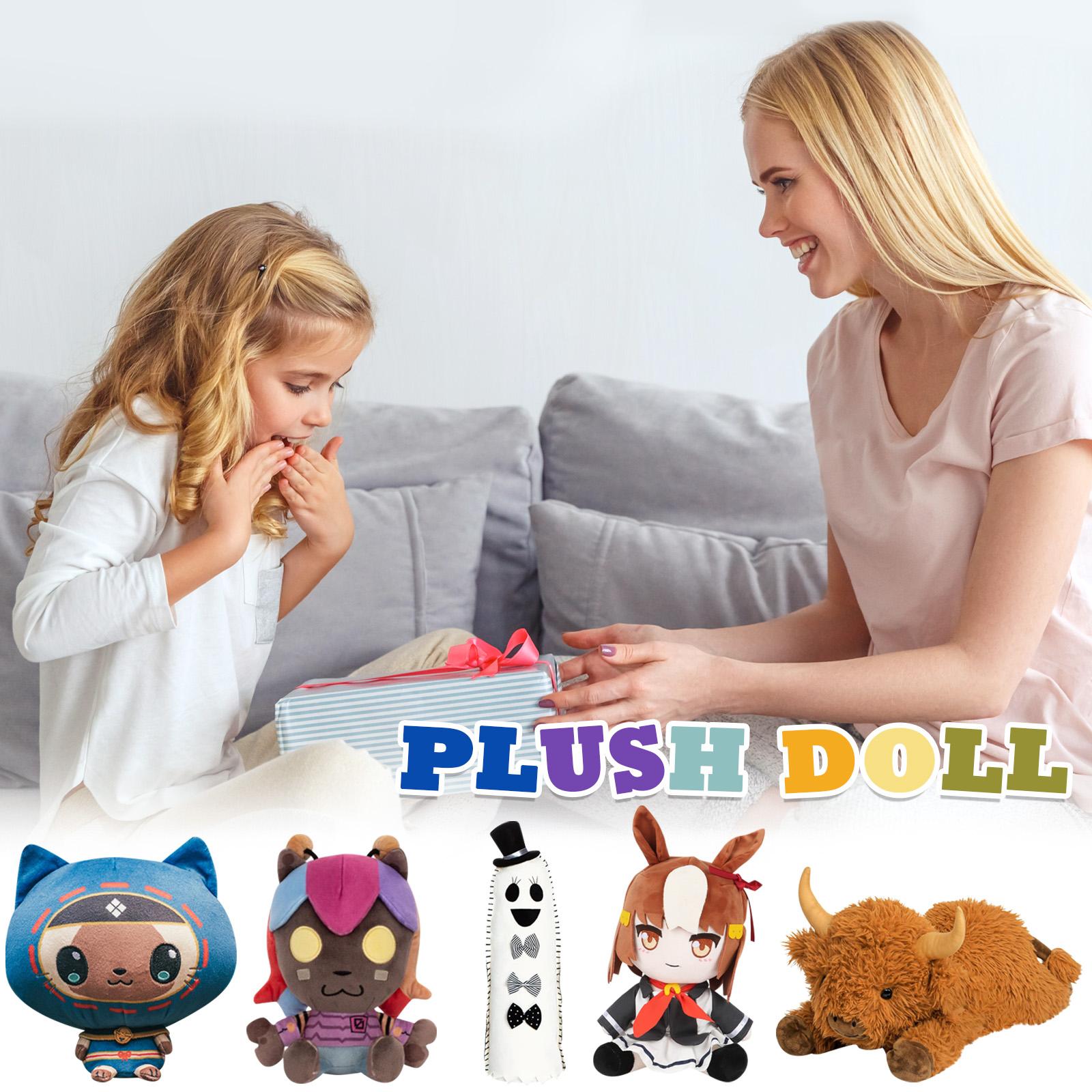 

Плюшевая кукла, Игрушка в подарок, Мультфильм, Детская тряпичная кукла, Детская подарочная подушка One Size