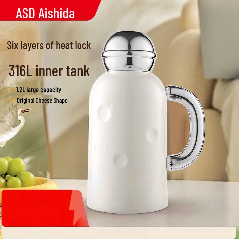 ASD 316L Stainless Steel Large Capacity Insulated Thermos with Tea Infuser