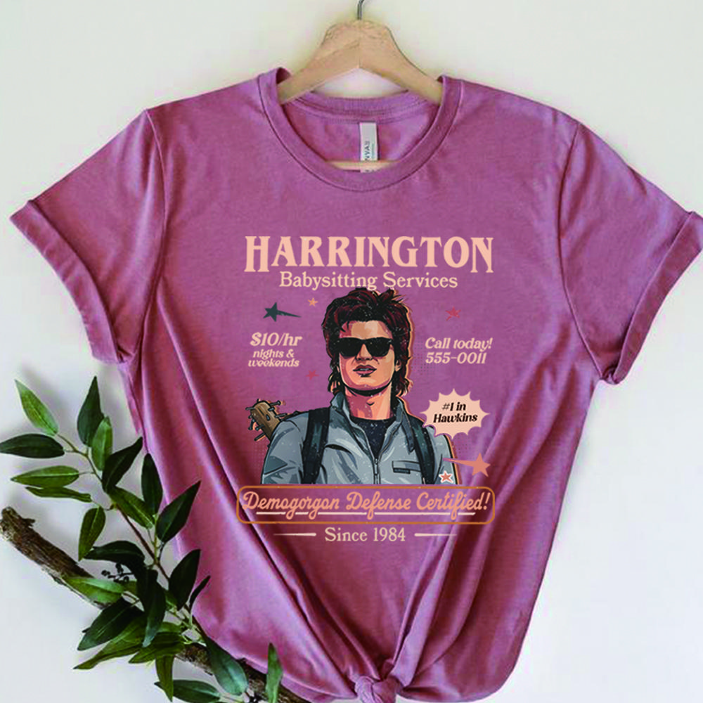 Babysitter Harrington Tshirt Mom of The Year Shirt Retro St5 Graphic Shirts Funny Movie Tshirt Unisex Short Sleeves Tops