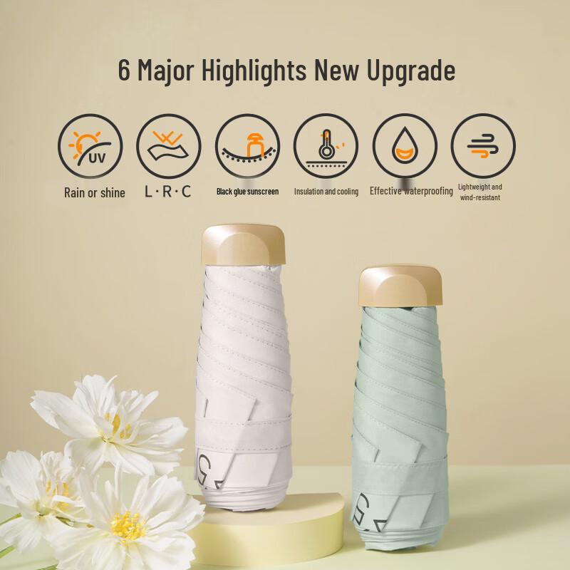 SPACEXPERT Pocket Capsule UV Protection Umbrella
