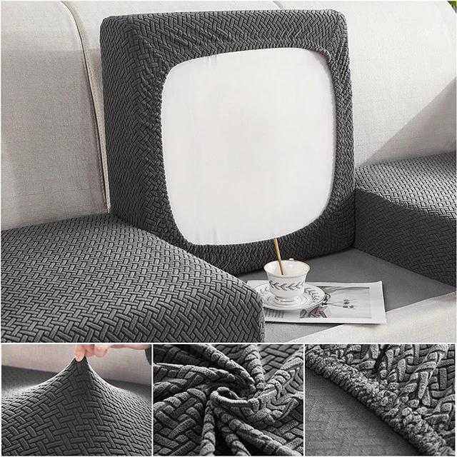 Jacquard Sofa Seat Cushion Cover for Living Room Funiture Protector Stretch Seat Sofa Cover L Shape Corner Armchair Couch Cover